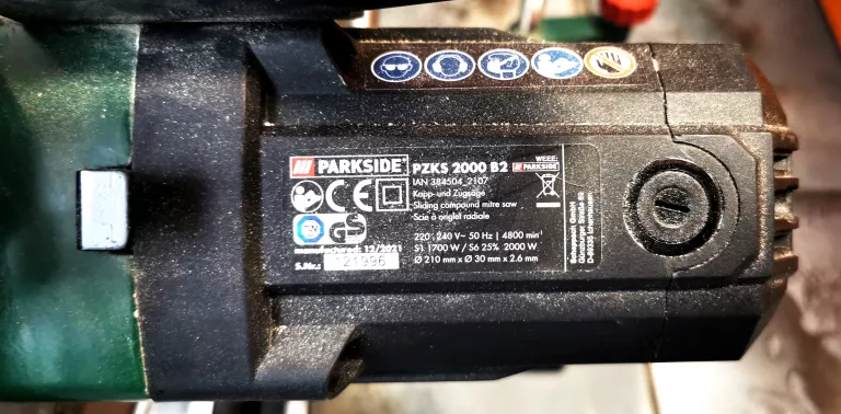 PARKSIDE PIŁA UKOSOWA PZKS 2000 B2