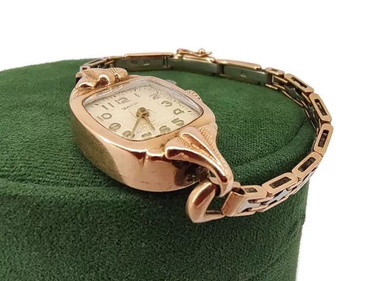 ZŁOTY DAMSKI ZEGAREK ZARIA 72954 583 21,49G