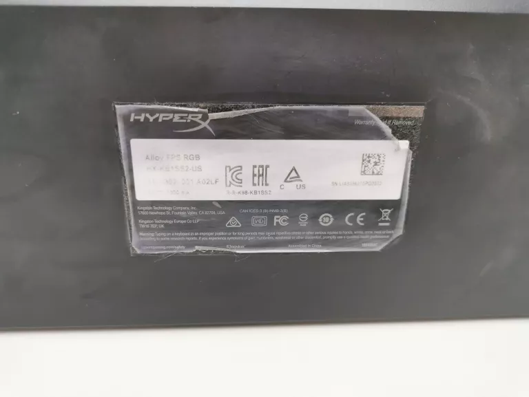 KLAWIATURA HYPERX ALLOY FPS RGB