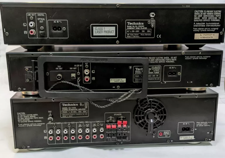 WIEŻA SEGMENTOWA TECHNICS SU-V500 SL-PG390 ST-GT550 + PILOT