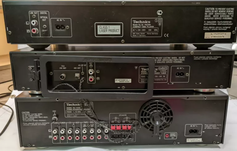 WIEŻA SEGMENTOWA TECHNICS SU-V500 SL-PG390 ST-GT550 + PILOT