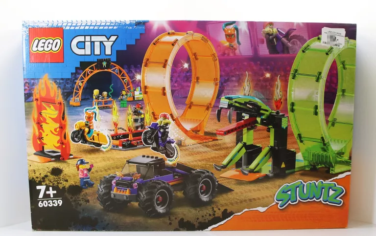 LEGO CITY 60339 KASKADERSKA ARENA Z DWOMA PĘTLAMI