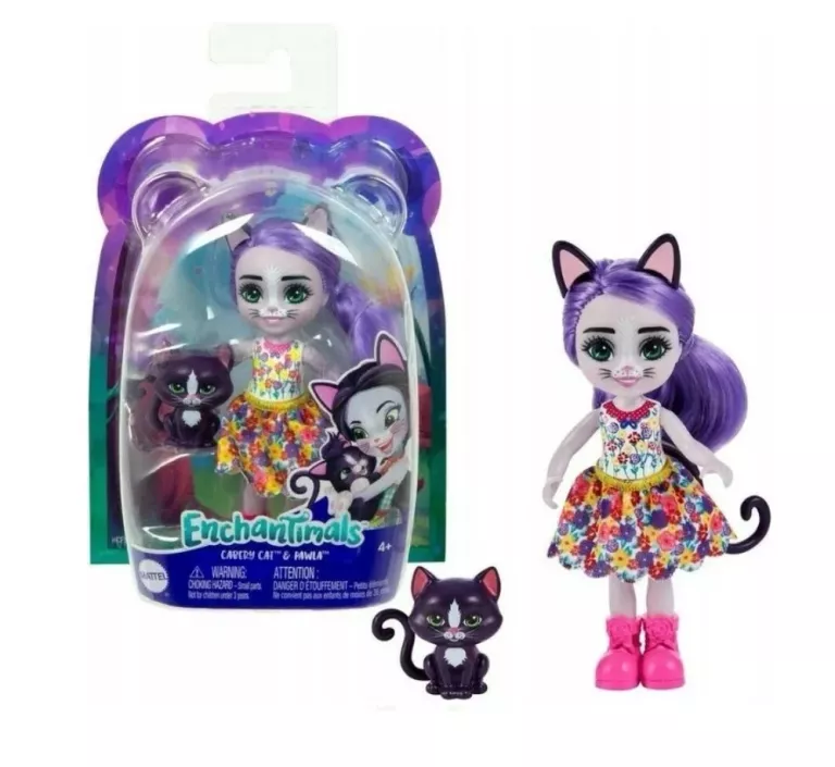 MATTEL ENCHANTIMALS MAŁA SIOSTRA PAWLA KOTEK HCF97