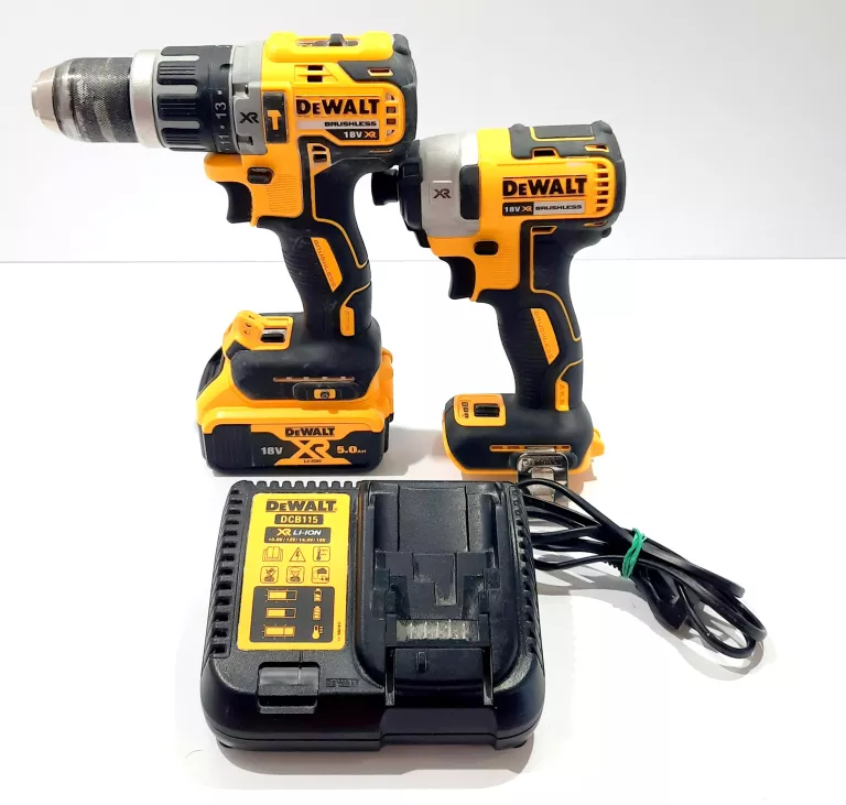 DEWALT WIERTARKA, WKRĘTARKA, AKUMULATOR, ŁADOWARKA ZESTAW