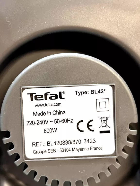BLENDER KIELICHOWY TEFAL BL420838 600 W