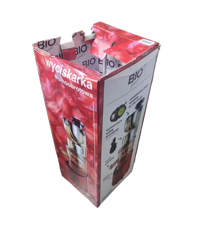 WYCISKARKA WOLNOOBROTOWA BIO JUICE