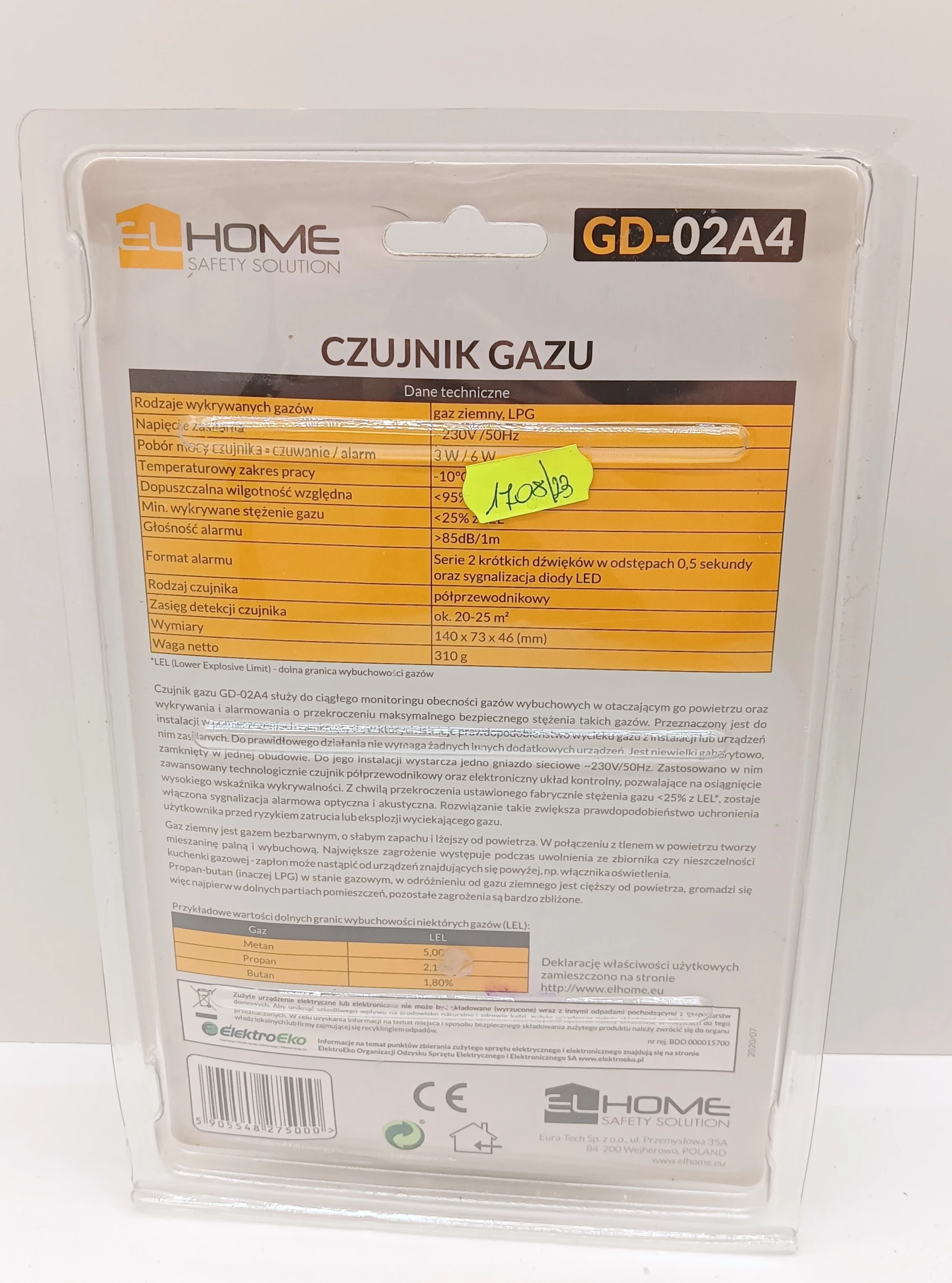 czujnik-gazu-el-home-gd-02a4-230v50hz-z-przewodem-rodzaj-gazu