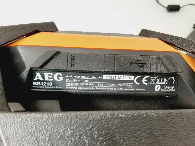 RADIO BUDOWLANE AEG BR1218C-0