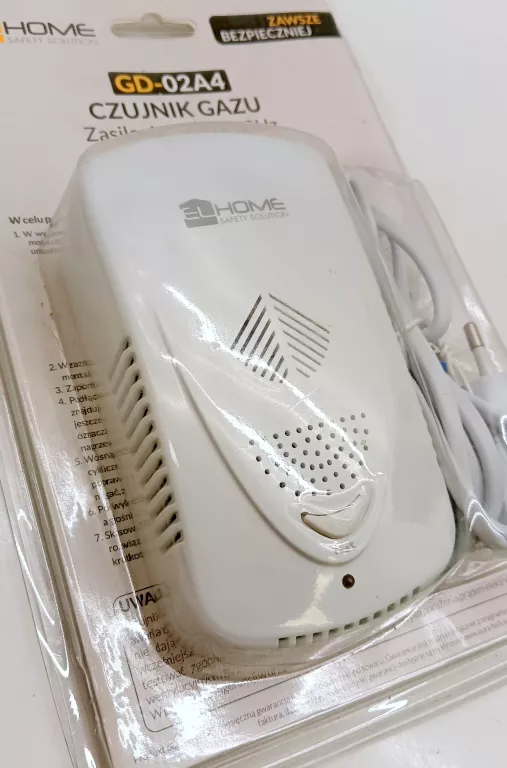 CZUJNIK GAZU EL-HOME GD-02A4 230V/50HZ Z PRZEWODEM