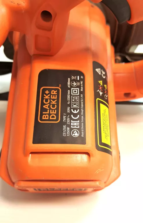 PIŁA TARCZOWA BLACK&DECKER 1250 W 16 MM