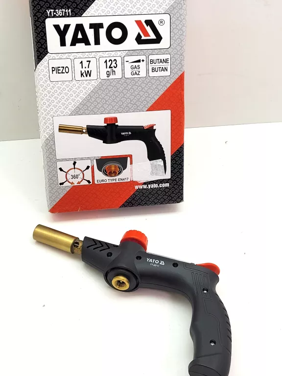 PALNIK GAZOWY Z ZAPŁONEM PIEZO YT-36711 YATO
