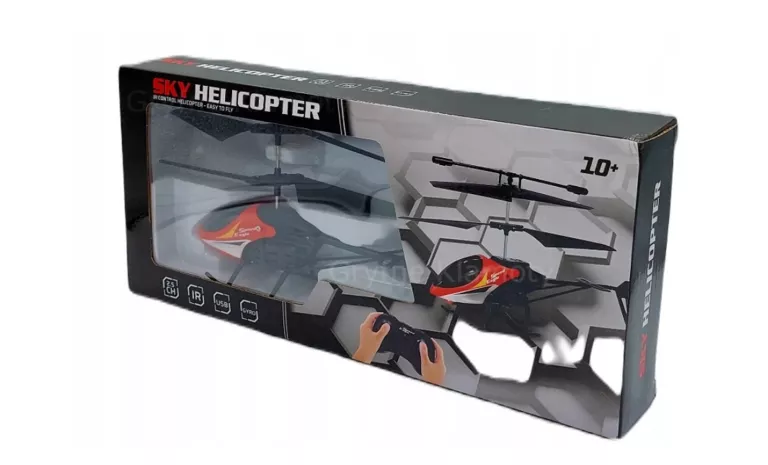HELIKOPTER ZDALNIE STEROWANY RC SAMOLOT PILOT CZERWONY