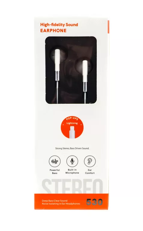 SŁUCHAWKI IPHONE NA KABEL 530
