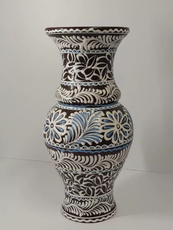 WAZON RĘCZNIE MALOWANY KAMIONKA - 34 CM