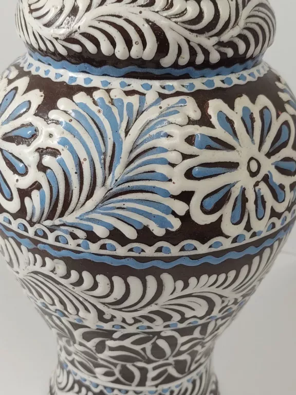WAZON RĘCZNIE MALOWANY KAMIONKA - 34 CM