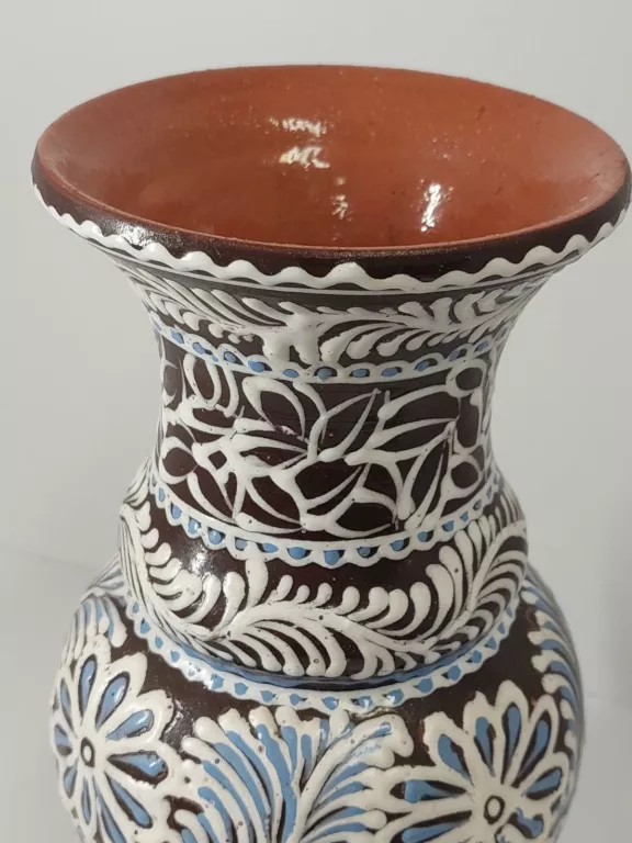 WAZON RĘCZNIE MALOWANY KAMIONKA - 34 CM