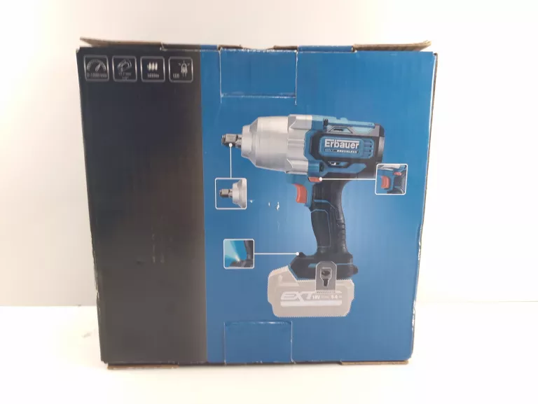 KLUCZ UDAROWY ERBAUER 560 NM 18 V BEZ AKUMULATORA #IGŁA