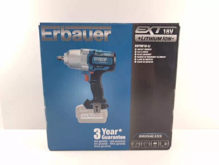 KLUCZ UDAROWY ERBAUER 560 NM 18 V BEZ AKUMULATORA #IGŁA