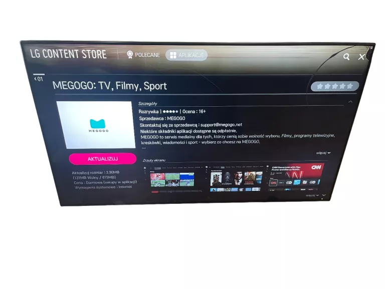TV LG 55SM98 KOMPLET SPRAWNY PĘKNIETA MATRYCA
