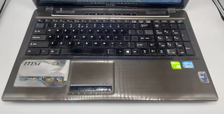 LAPTOP MSI CX61 512 GB/8 RAM I3 WIN 7