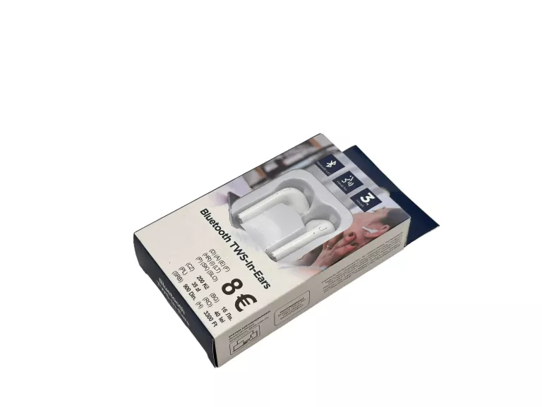 SŁUCHAWKI BLUETOOTH TWS BIAŁE
