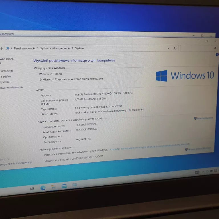 LAPTOP LENOVO 320-15IAP INTEL/4GB/1TB/INTEL