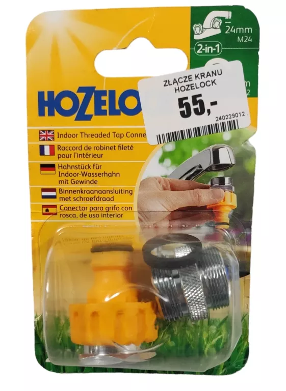 ZŁĄCZE KRANU HOZELOCK WEWNĘTRZNE 22 MM I 24 MM