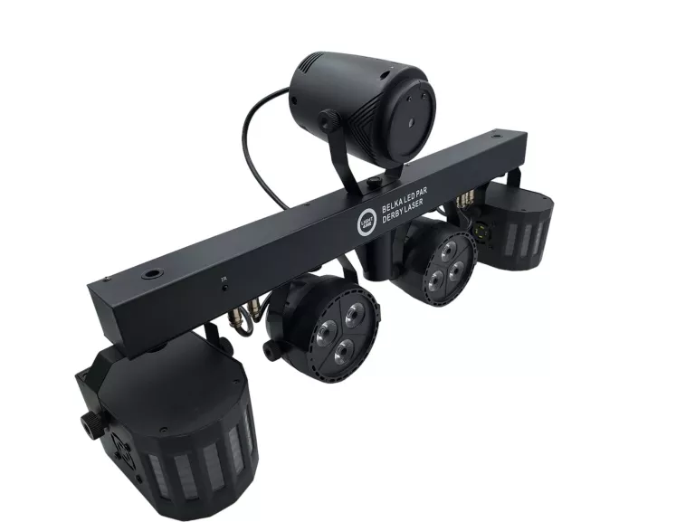 BELKA LED LIGHT4ME PAR DERBY LASER MULTIEFEKT ŚWIETLNY