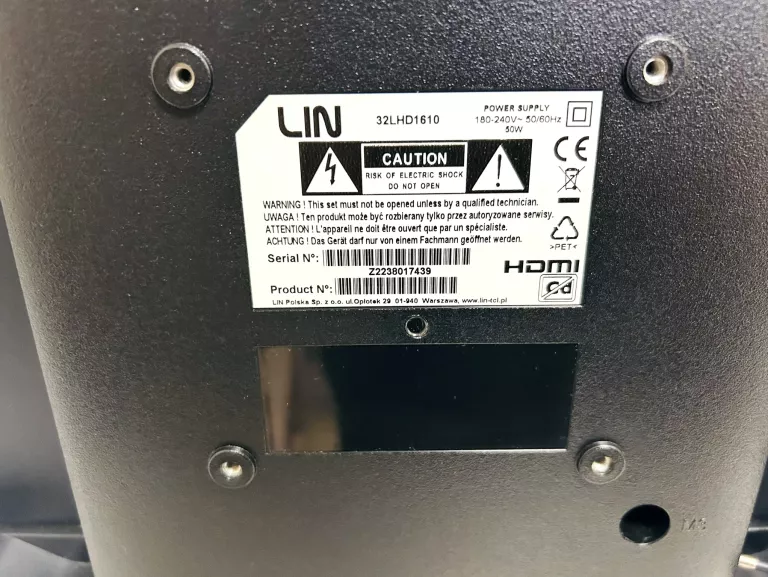 TELEWIZOR LIN 32LHD1610 LED