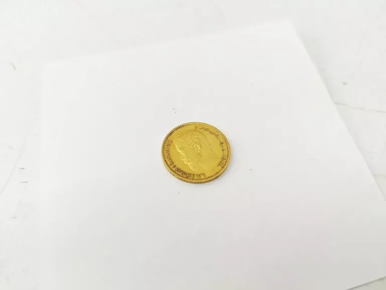 ZŁOTA MONETA 5 RUBLI 1898