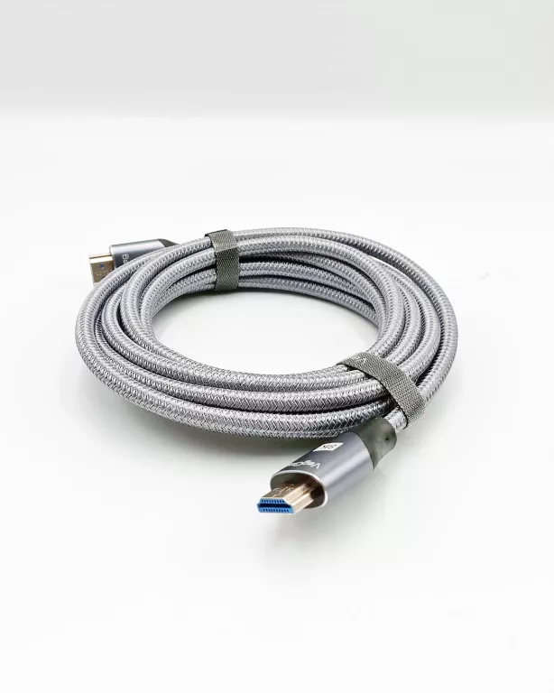 SOLIDNY KABEL PRZYŁĄCZE HDMI - HDMI PLECIONKA 8K 2.1V 3M