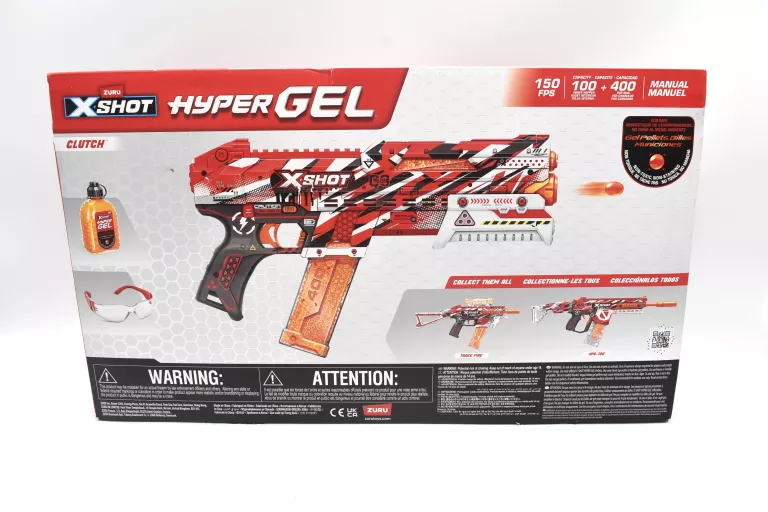 PISTOLET ZURU X-SHOT-HYPER GEL-SERIES 1
