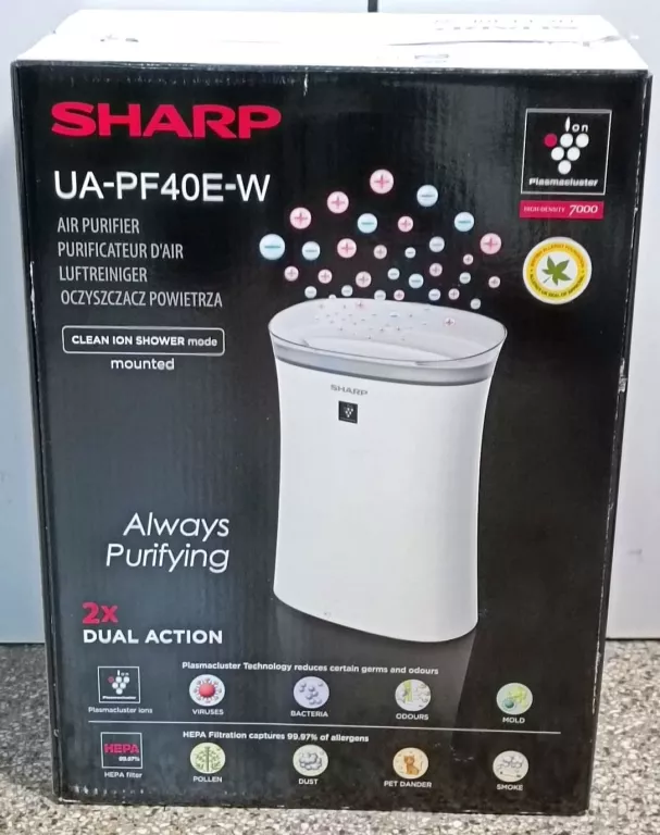 OCZYSZCZACZ SHARP UA-PF40E-W