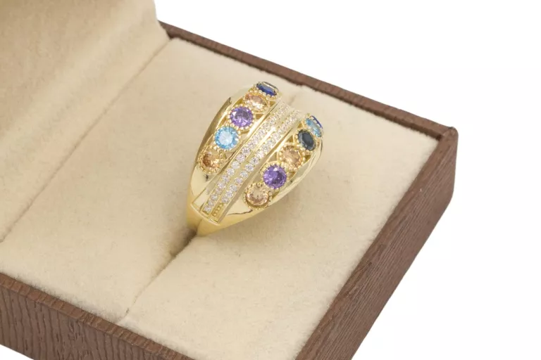 ZŁOTY PIERŚCIONEK P04 P585 W6,46G R21