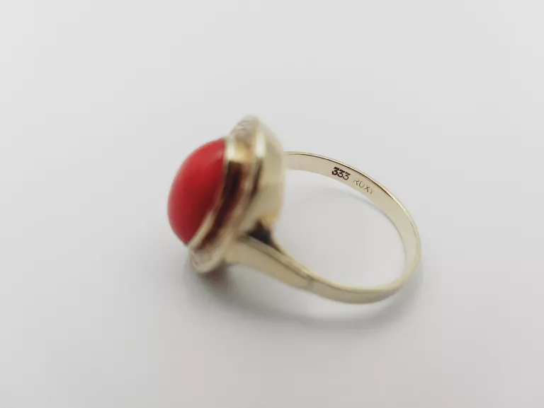 zloty-pierscionek-z-koralem-333-r16-254g-kamien-cyrkonia