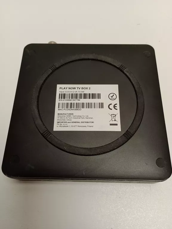 DEKODER ODTWARZACZ TV BOX SDMC DV8945-T2-C PLAY BOX + PILOT