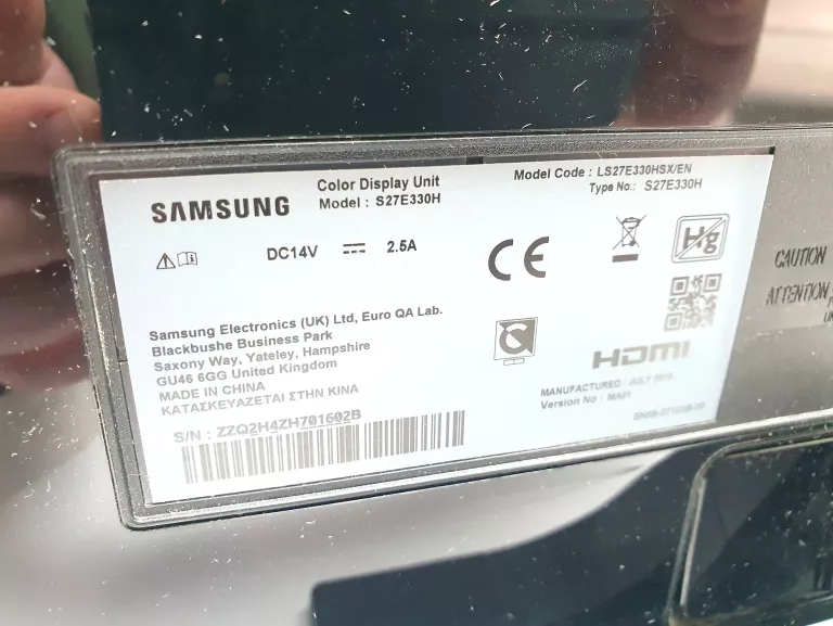 MONITOR SAMSUNG S27E330