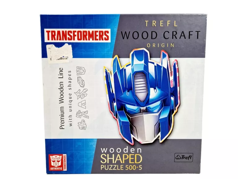 PUZZLE TREFL DREWNIANE EL 500+5 TRANSFORMERS OPTIMUS PRIME