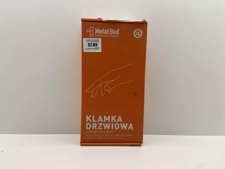 KLAMKA DRZWIOWA METAL-BUD MONDO M07YN