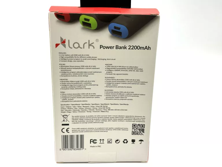 POWERBANK LARK 2200 MAH
