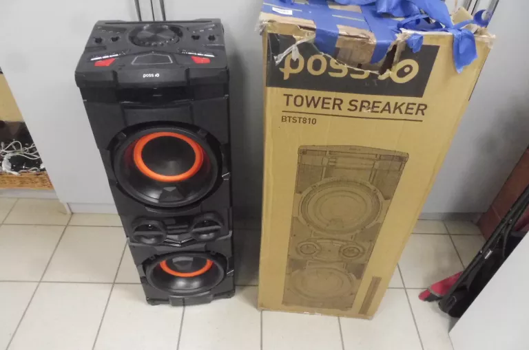 POSS GŁOŚNIK WOLNOSTOJĄCY BLUETOOTH PSBTST810 KARTON