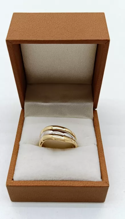 ATRAKCYJNY ZŁOTY PIERŚCIONEK ROZM 15 14K!!!!