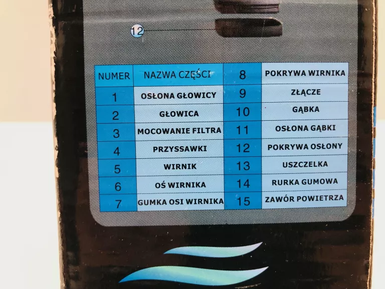 FILTRATION PUMP HANZA AQUARISTIC + PUDEŁKO