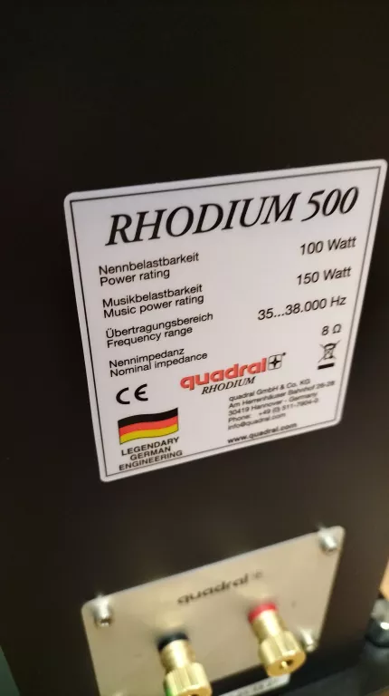 QUADRAL RHODIUM 500