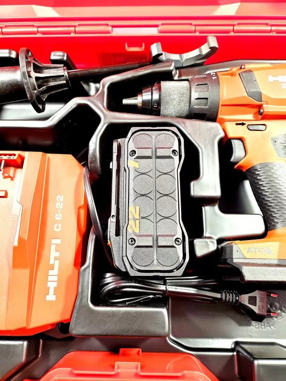 WKRĘTARKA HILTI SF 6-22 KOMPLET AKUMULATOR ŁADOWARKA WALIZKA JAK NOWE