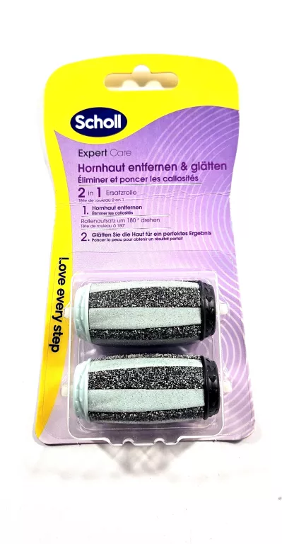 SCHOLL SCHOLL EXPERT CARE ROLKI DO PILNIKA WYMIENNE GŁOWICE 2 SZT