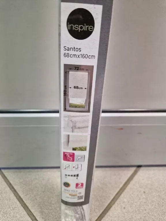 ROLETA INSPIRE SANTOS 68CMX160CM BIAŁA