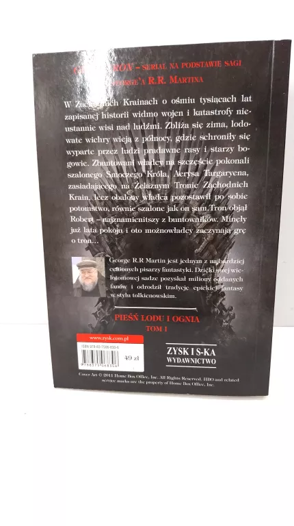GRA O TRON TOM 1. PIEŚŃ LODU I OGNIA MARTIN GEORGE R.R.