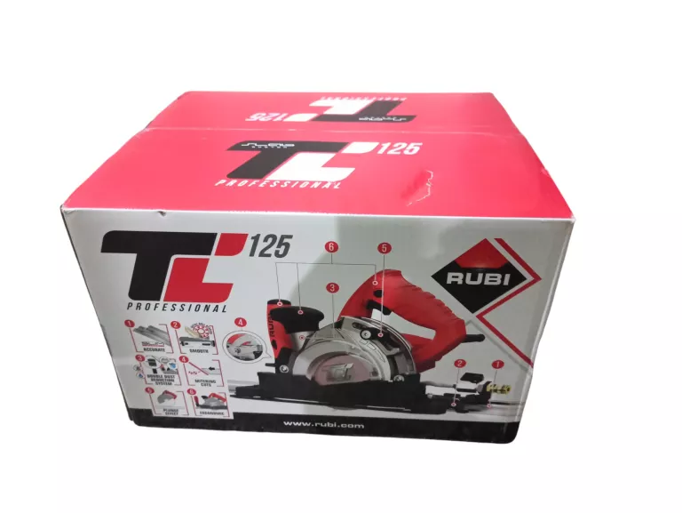 RUBI TC-125 230V 50HZ PILARKA TARCZOWA PRZECINARKA