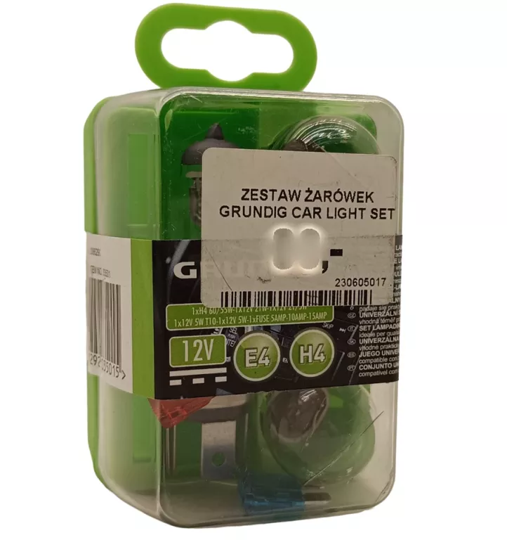 GRUNDIG ŻARÓWKA H4 ZESTAW ŻARÓWEK ZAPASOWYCH